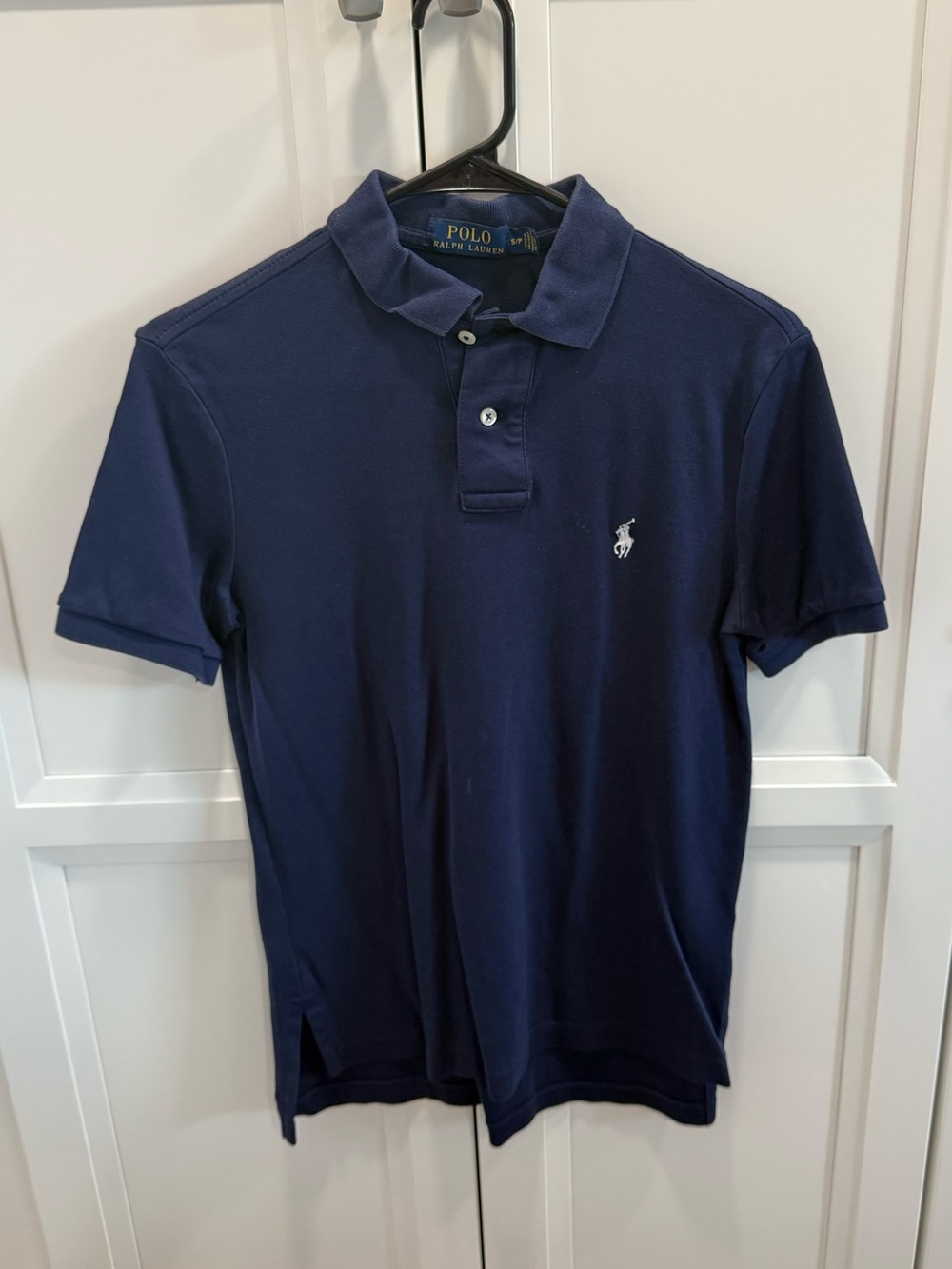 Ralph Lauren Navy Short-Sleeve Polo with Embroidered Pony
